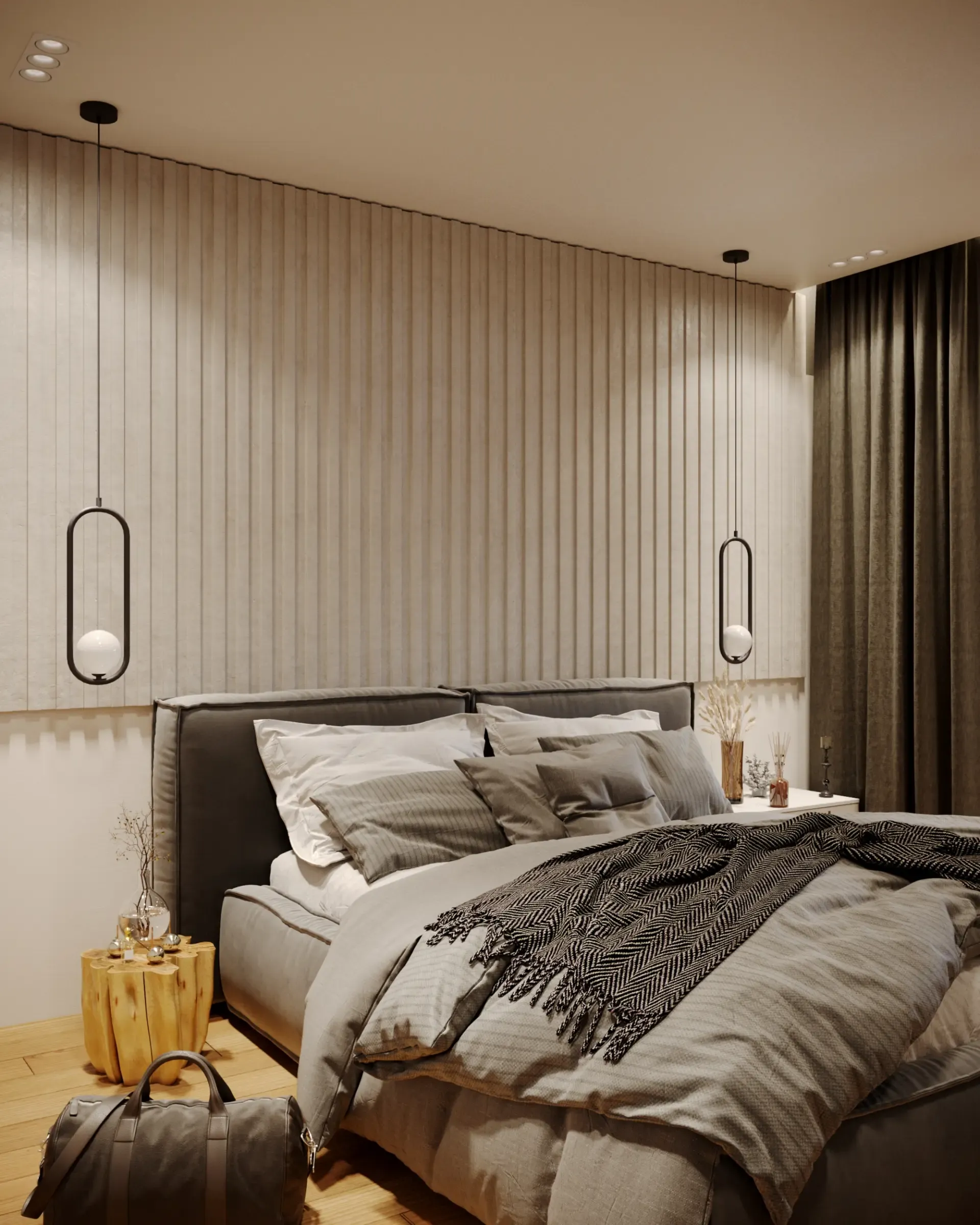 Дизайн интерьера трехкомнатной квартиры