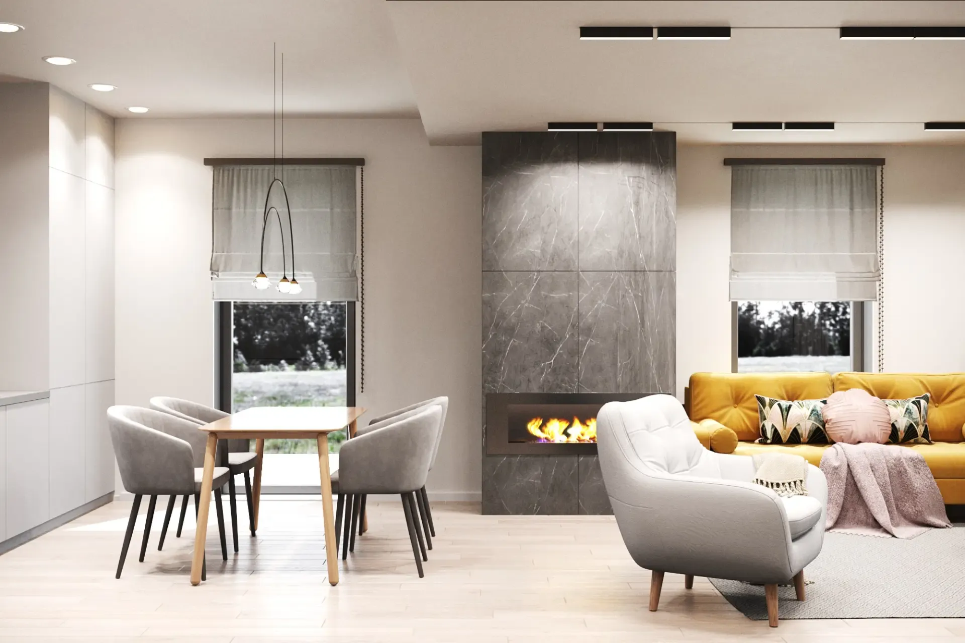 Типовые проекты коттеджа Омалькульма-Аннино, дизайн интерьеров